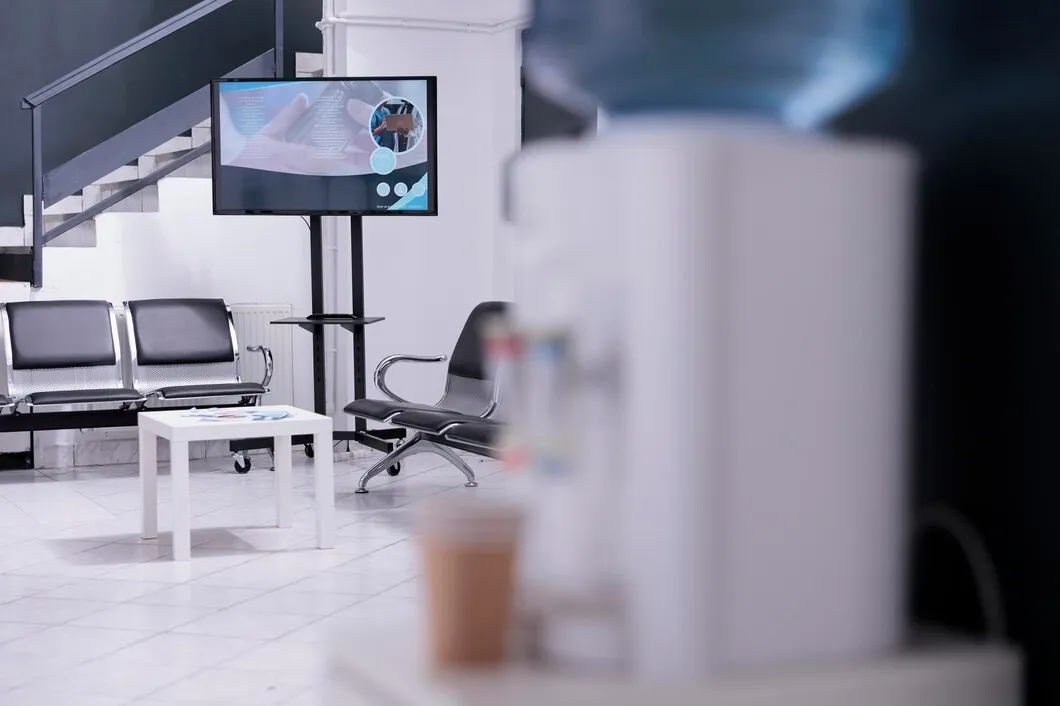 Sala de ressonância magnética para clínica de imagem